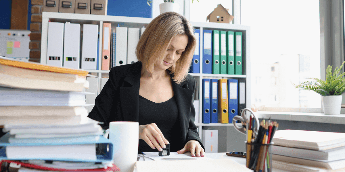 dedicated legal secretary in cork researching legal documents