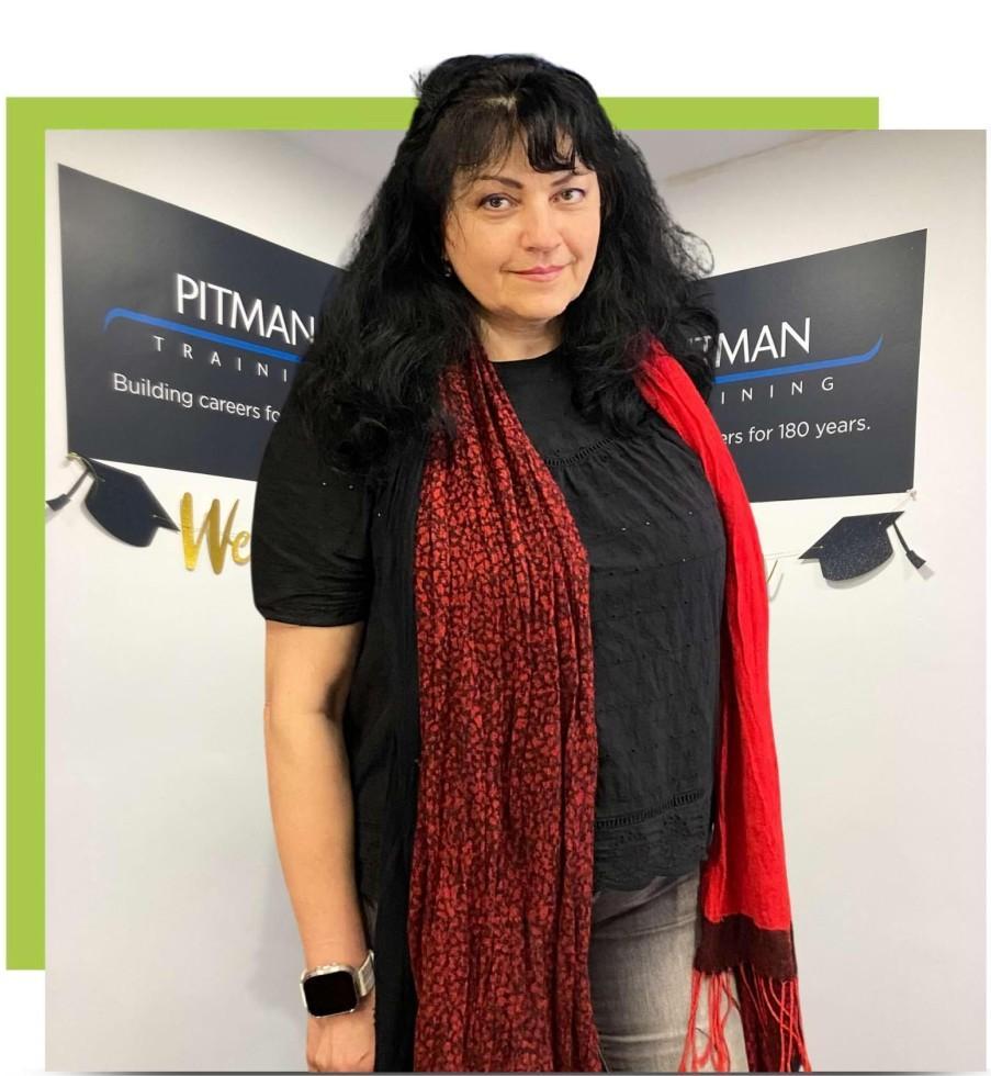 Polya, Pitman Training Manchester student, after completing her Accounting with AAT Level 2 course