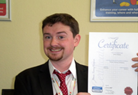 James Wigney – Gains Distinction with his Microsoft Access training