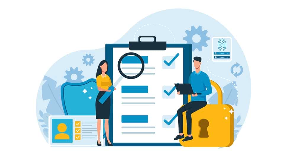 Navigating Redundancy Steps to Guide a Smooth Transition Vector of a business man and a woman review a new contract agreement