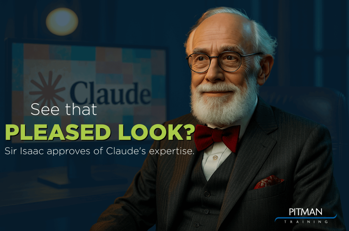 Sir Isaac Pitman pleased with Claude AI CV writing prompts and templates
