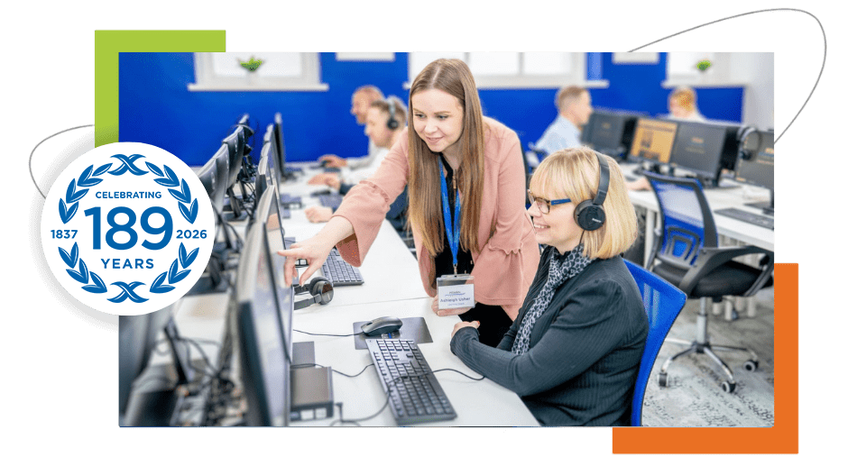 Modern office – Pitman Training celebrating 189 years Modern office, representing career confidence and training success