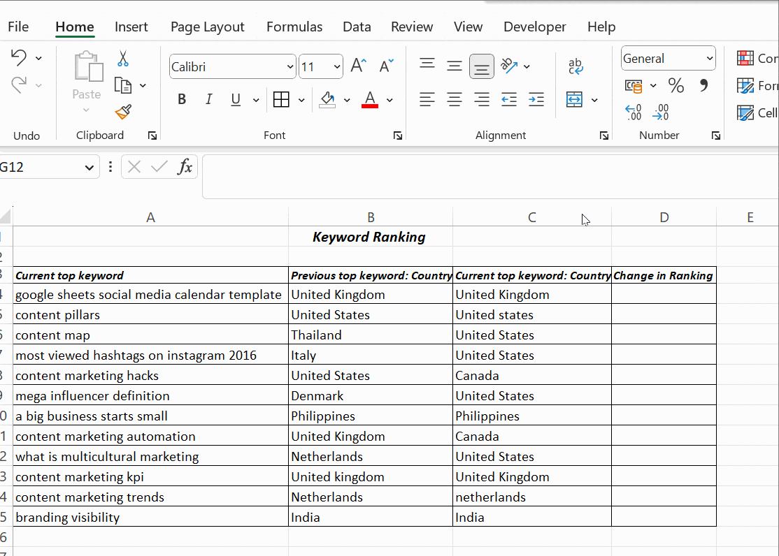 Compare Two Columns in Excel Using the EXACT() function Pitman Training animation highlighting the development of essential digital skills