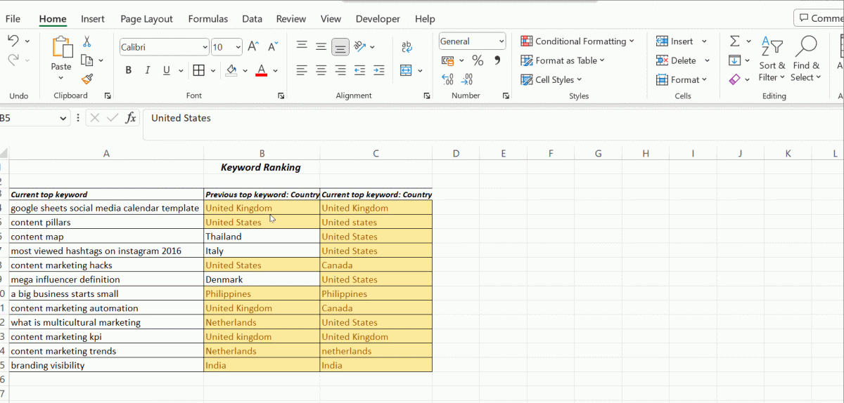 Excel Using Conditional Formatting Pitman Training animation illustrating online learning and flexible education