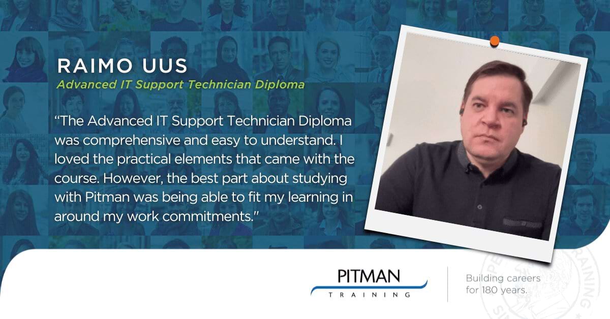 Raimo Uus Advanced IT Support Technician Diploma Raimo Uus Advanced IT Support Technician Diploma